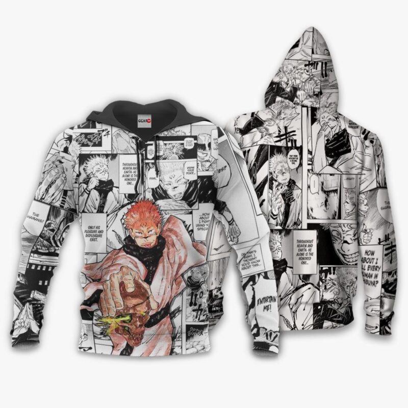 Ryomen Sukuna Premium Outerwear Jujutsu Kaisen Mix Manga