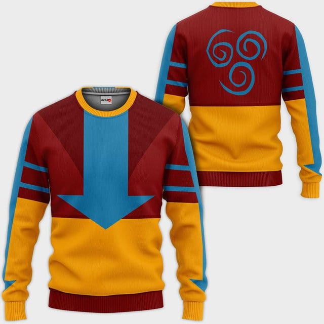 Avatar Airbending Aang Premium Outerwear Costume