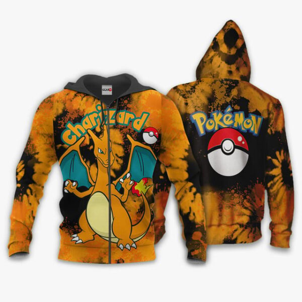 Charizard Premium Outerwear - Iconic Look Tie Dye Style