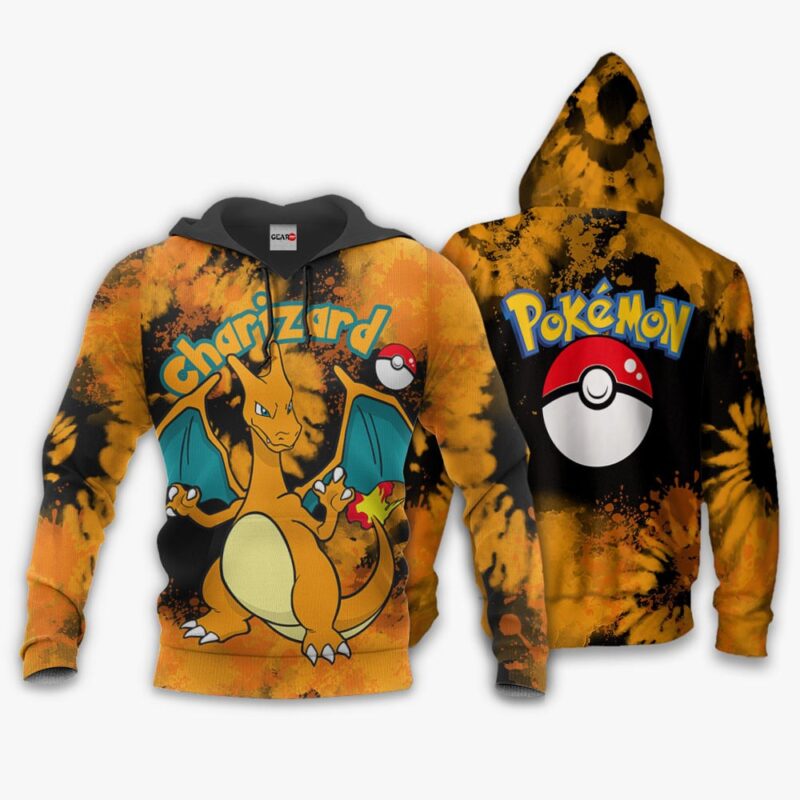 Charizard Premium Outerwear - Iconic Look Tie Dye Style