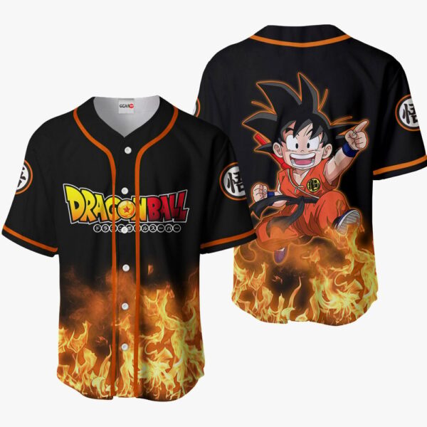 Kid Goku Uniform Baseball Jersey