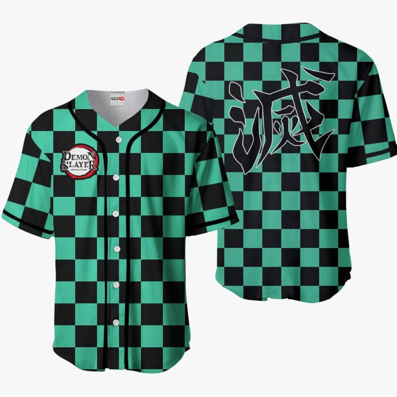 Tanjiro Baseball Jersey Pattern Clothes