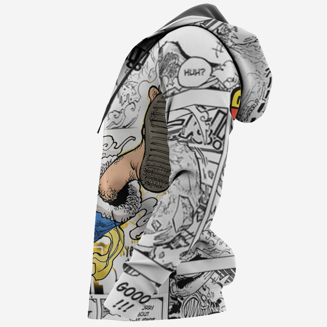 Luffy Gear 5 Premium Outerwear Manga Style