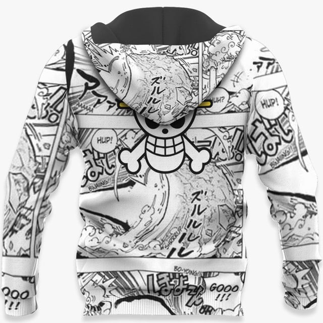 Luffy Gear 5 Premium Outerwear Manga Style