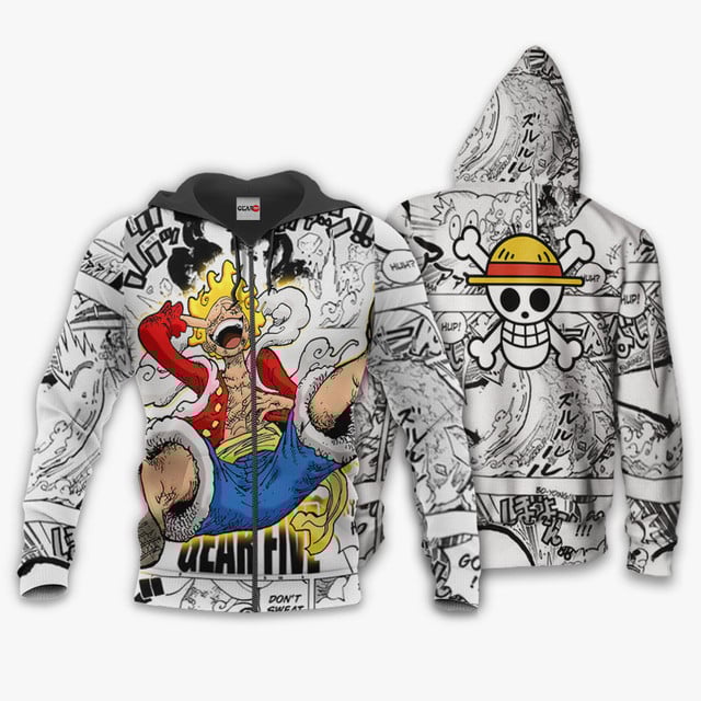 Luffy Gear 5 Premium Outerwear Manga Style