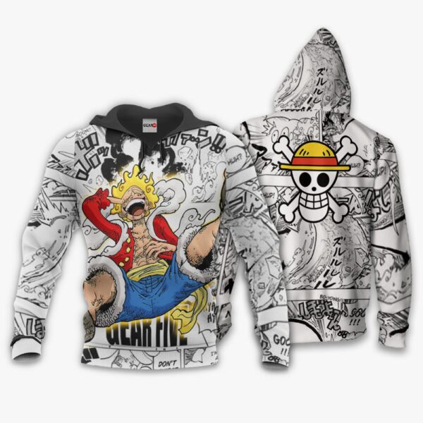 Luffy Gear 5 Premium Outerwear Manga Style
