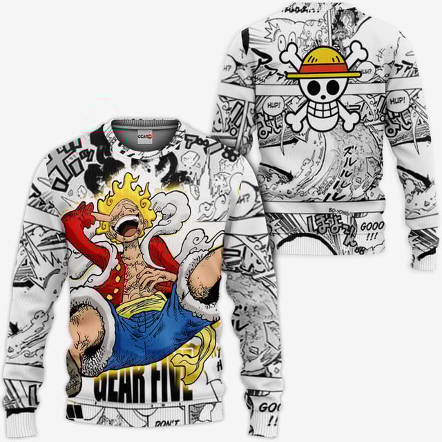 Luffy Gear 5 Premium Outerwear Manga Style