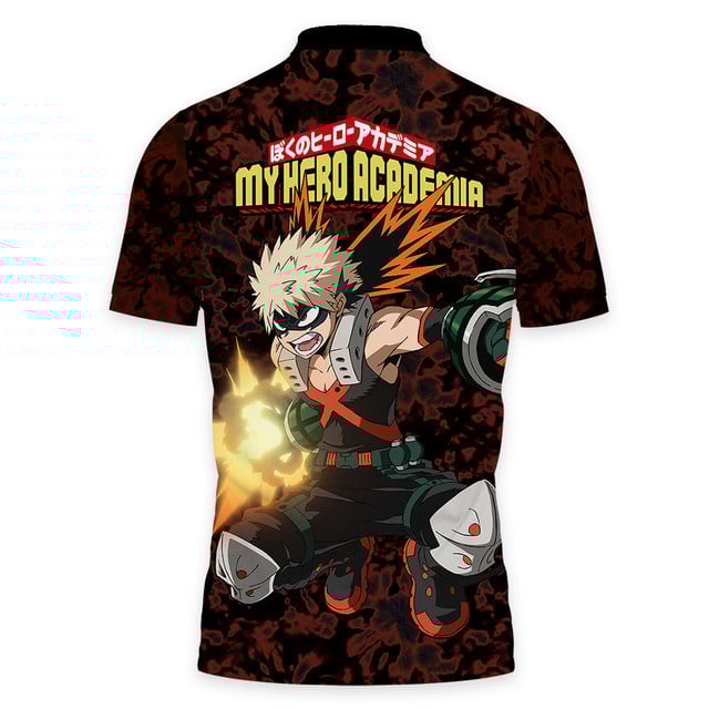 Katsuki Bakugo Polo Shirt Perfect Gift Idea