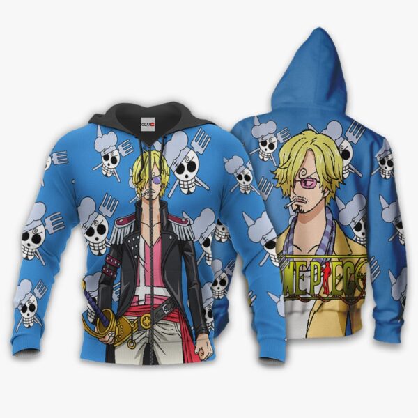 Vinsmoke Sanji Premium Outerwear Movie Red Merch Clothes