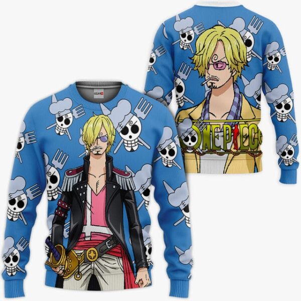 Vinsmoke Sanji Premium Outerwear Movie Red Merch Clothes