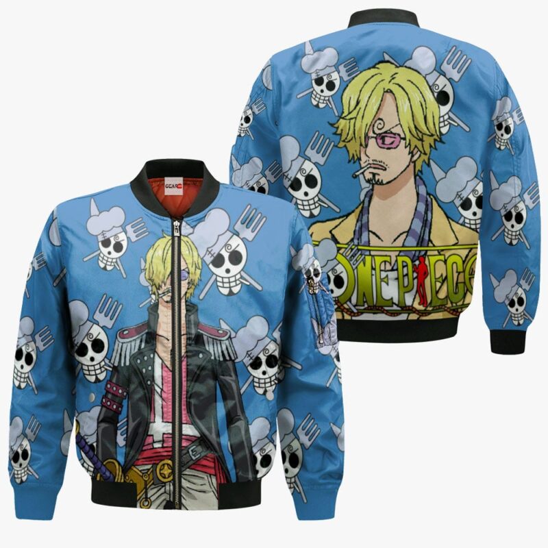Vinsmoke Sanji Premium Outerwear Movie Red Merch Clothes
