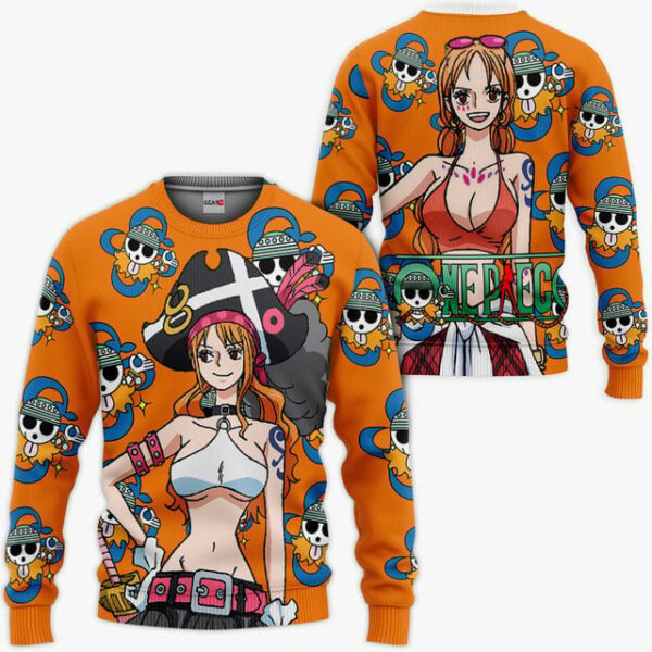 Nami Premium Outerwear Movie Red Merch Clothes
