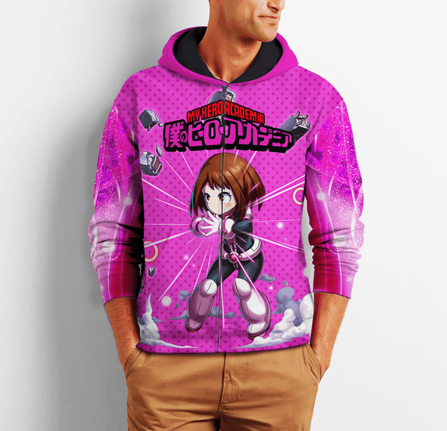 Ochako Uraraka Premium Outerwear Fan Gift