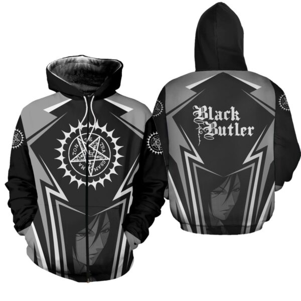 Black Butler Kuroshitsuji Shirt Symbol Premium Outerwear