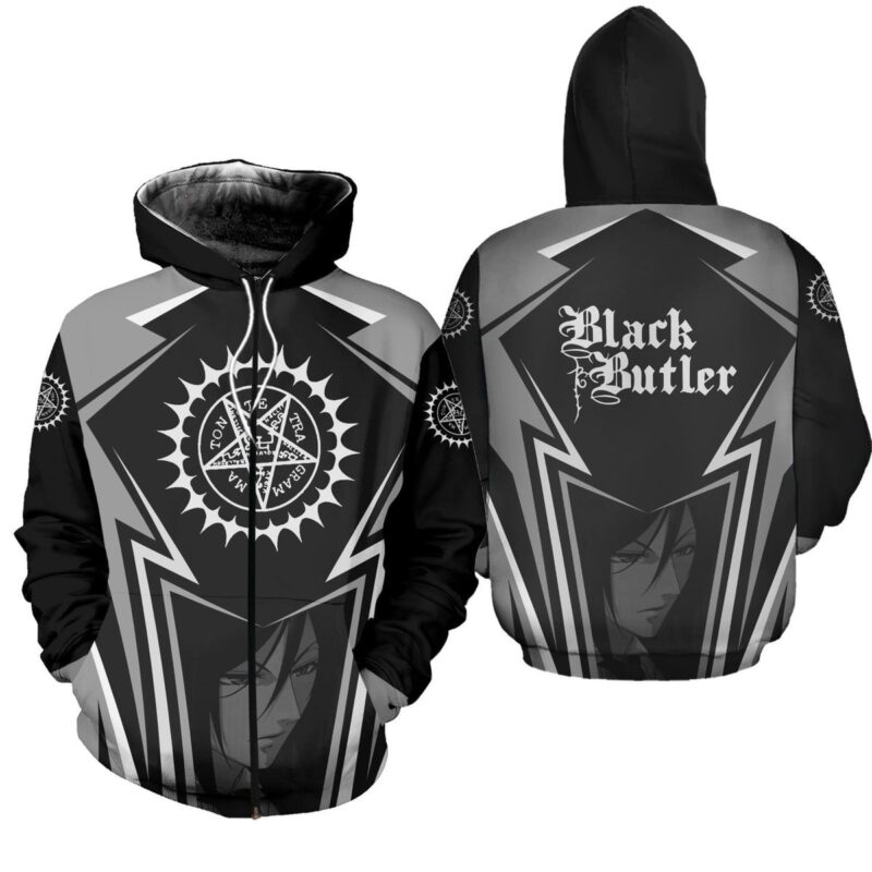 Black Butler Kuroshitsuji Shirt Symbol Premium Outerwear