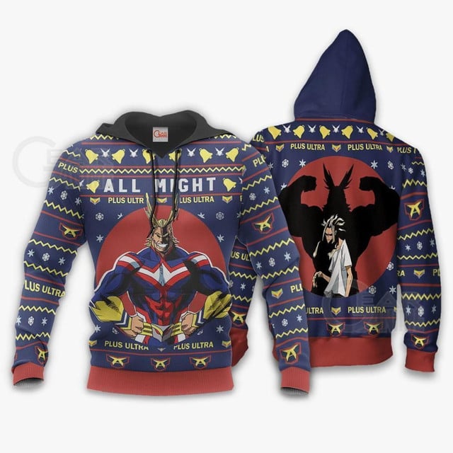 All Might Premium Outerwear Ugly Christmas Shirt