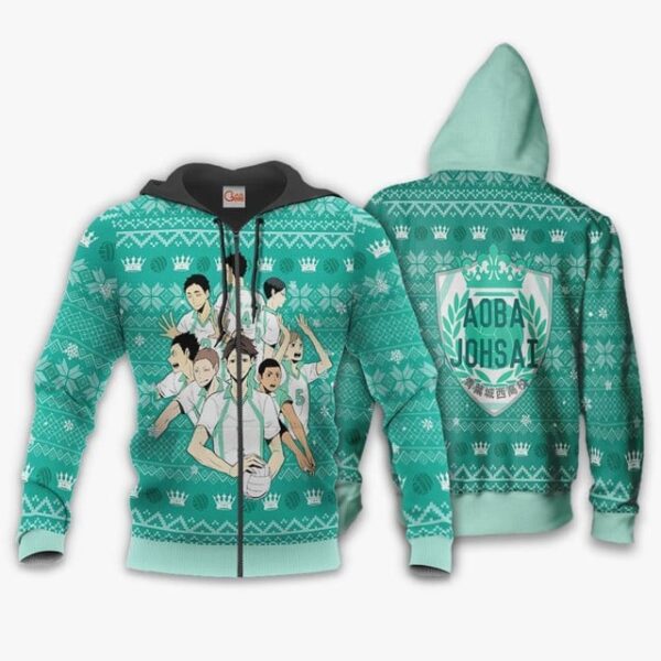 Aoba Johsai Premium Outerwear Ugly Christmas Shirt