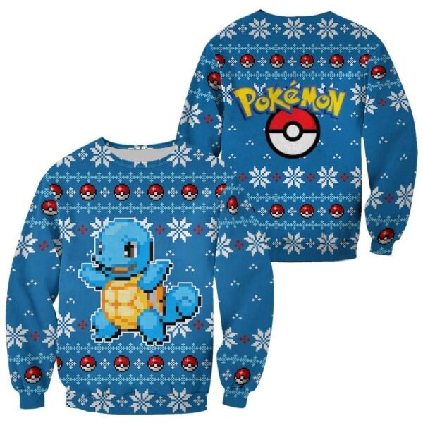 Ugly Christmas Sweater Squirtle Xmas Gift