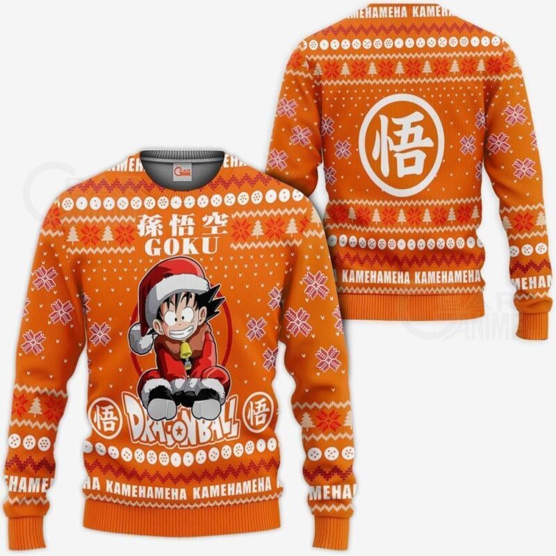 Goku Kid Premium Outerwear Ugly Christmas