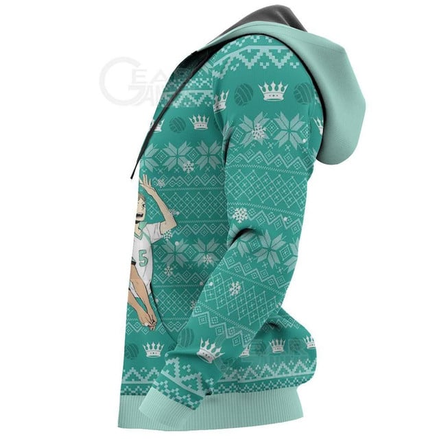 Aoba Johsai Premium Outerwear Ugly Christmas Shirt