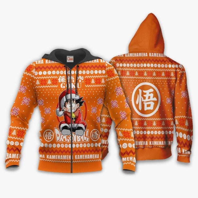 Goku Kid Premium Outerwear Ugly Christmas