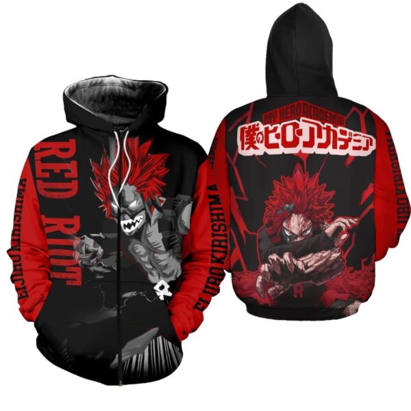 Eijirou Kirishima Premium Outerwear Red Riot