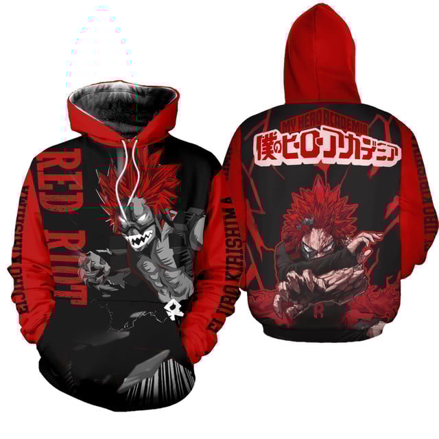 Eijirou Kirishima Premium Outerwear Red Riot