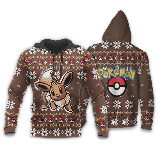 Ugly Christmas Sweater Eevee Xmas Gift