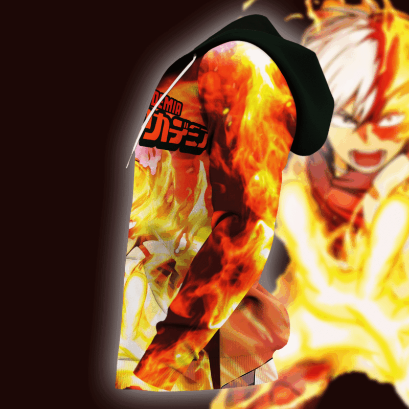 Shoto Todoroki Premium Outerwear Ice & Fire Anime