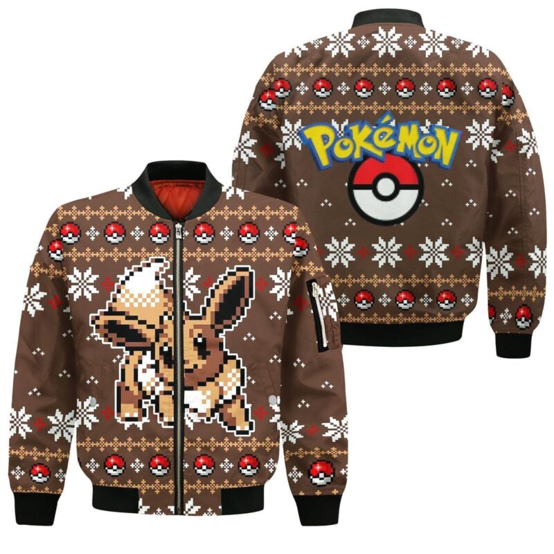 Ugly Christmas Sweater Eevee Xmas Gift