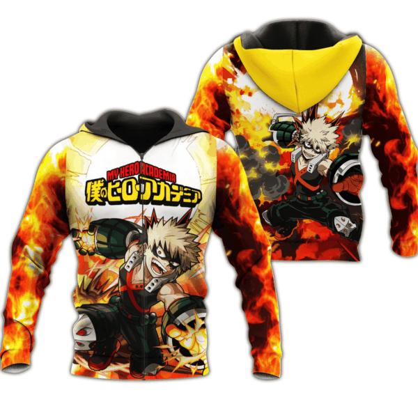 Katsuki Bakugou Premium Outerwear Fan Gift
