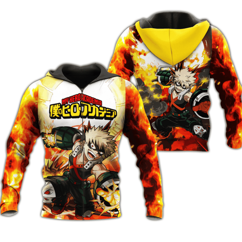Katsuki Bakugou Premium Outerwear Fan Gift
