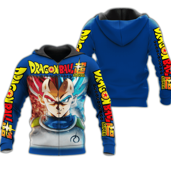 Prince Vegeta Premium Outerwear Cosplay Shirt Fan Gift