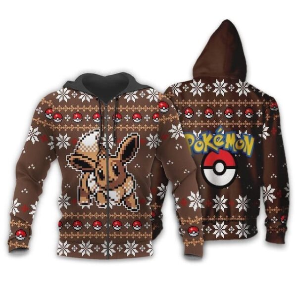 Ugly Christmas Sweater Eevee Xmas Gift