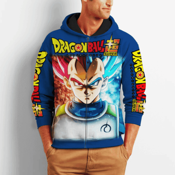 Prince Vegeta Premium Outerwear Cosplay Shirt Fan Gift