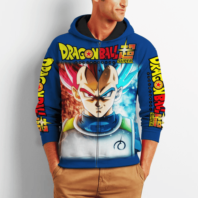 Prince Vegeta Premium Outerwear Cosplay Shirt Fan Gift