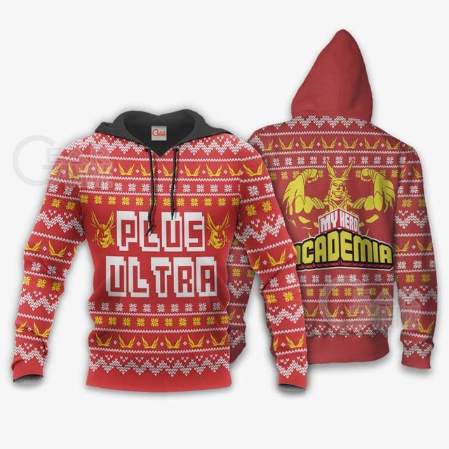 All Might Plus Ultra Premium Outerwear Ugly Christmas