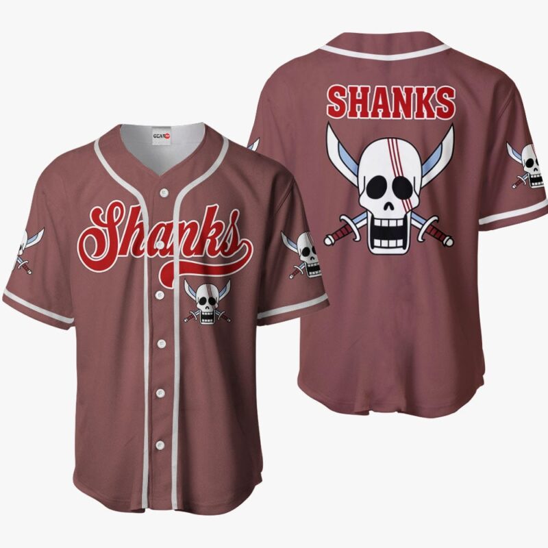 Shanks Jolly Roger Baseball Jersey