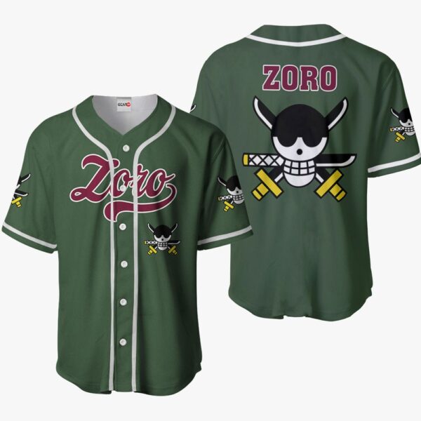 Roronoa Zoro Jolly Roger Baseball Jersey
