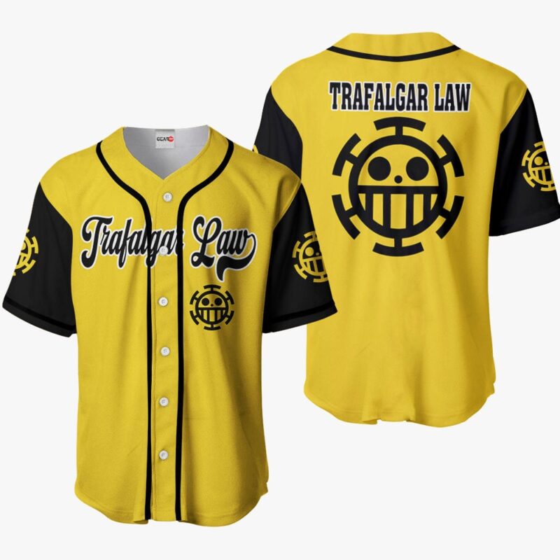 Trafalgar D. Law Jolly Roger Baseball Jersey