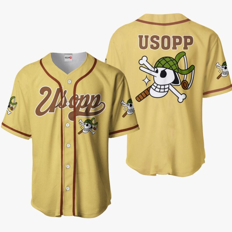 Usopp Jolly Roger Baseball Jersey