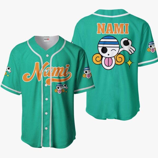 Nami Jolly Roger Baseball Jersey