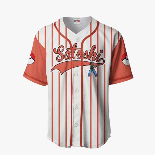 Ash Ketchum Satoshi Baseball Jersey
