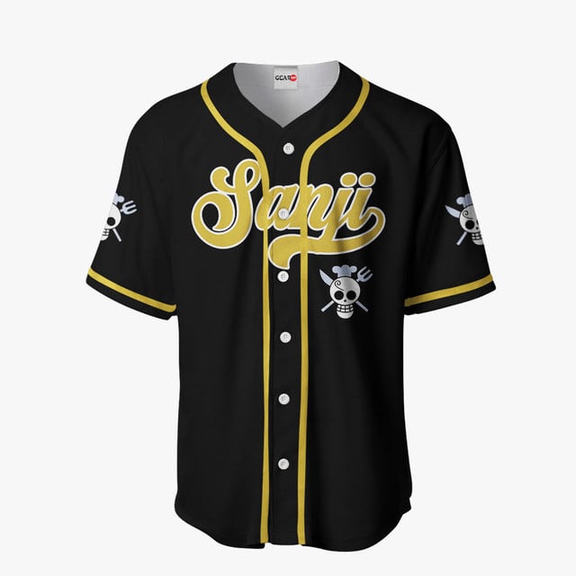 Vinsmoke Sanji Jolly Roger Baseball Jersey