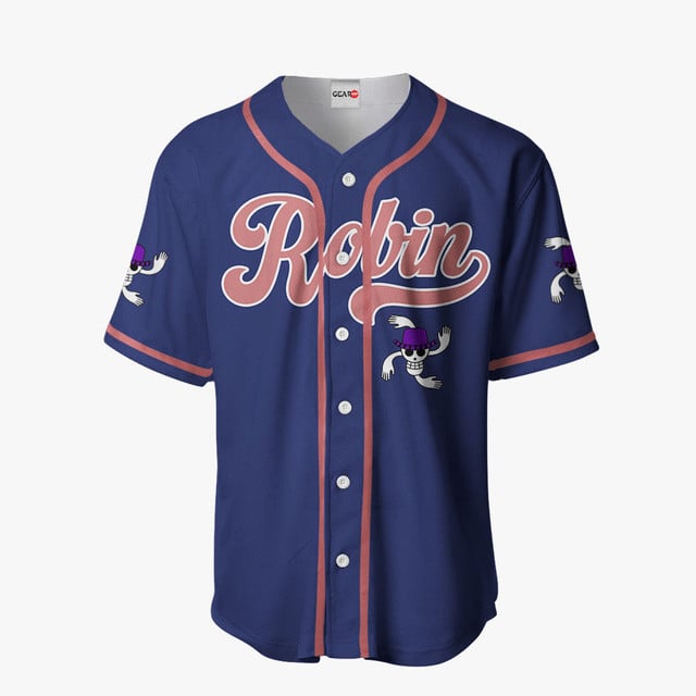 Nico Robin Jolly Roger Baseball Jersey