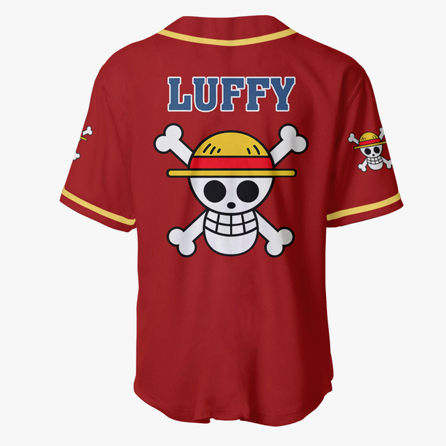 Monkey D. Luffy Jolly Roger Baseball Jersey