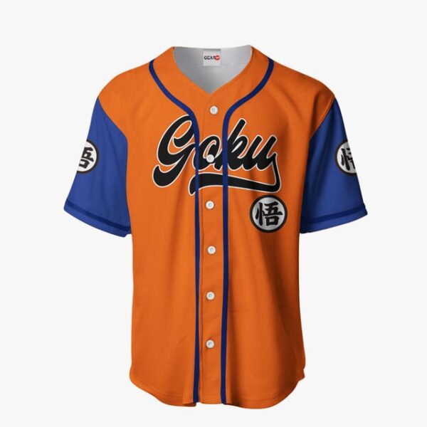 Goku Kanji Symbol Baseball Jersey