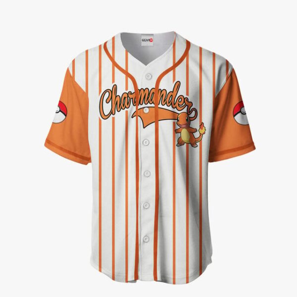 Charmander Baseball Jersey For Fans