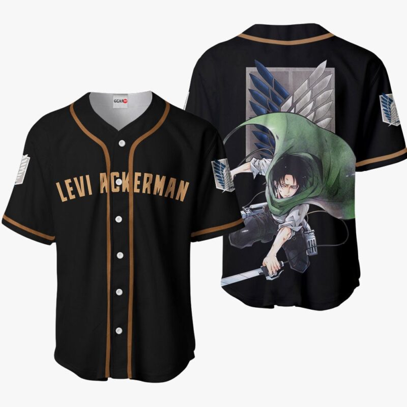 Levi Ackerman Baseball Jersey