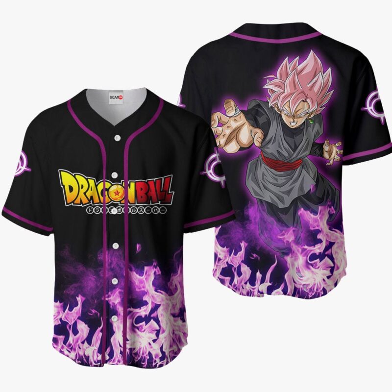 Goku Rose Baseball Jersey